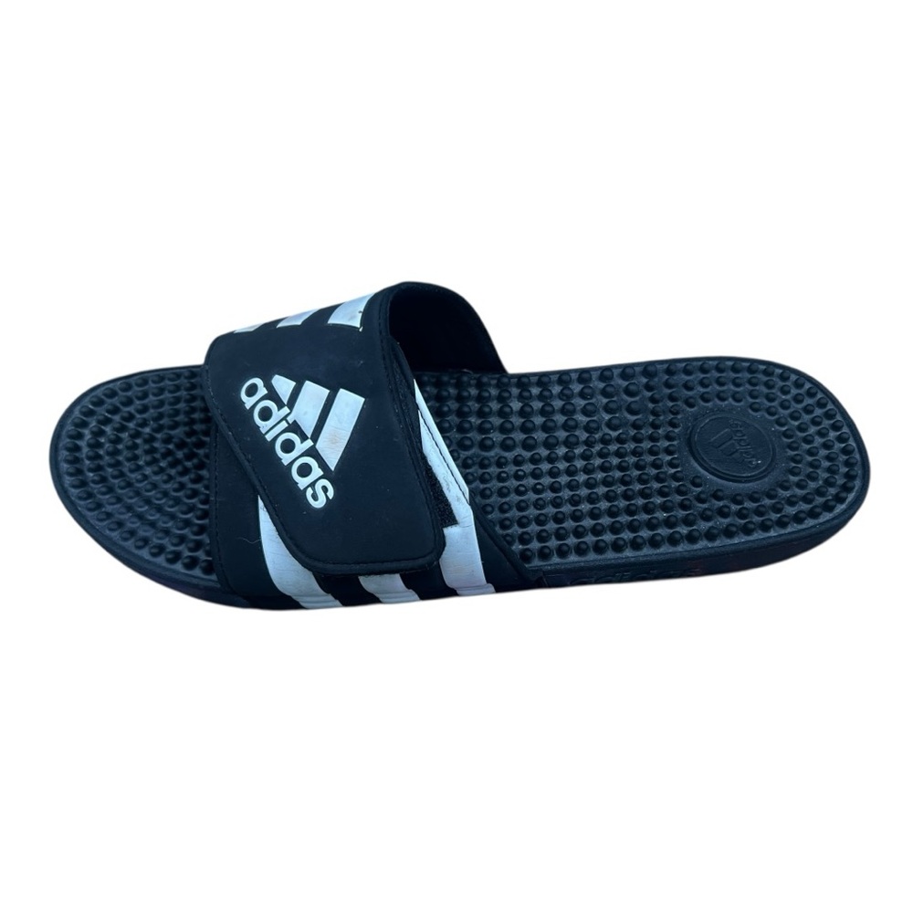 Adidas Adilette Slides Black White Men’s‎ US 15 Shower Pool Sandals